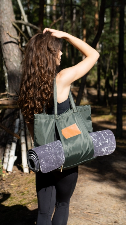 torba sportowa na siłownie zielona