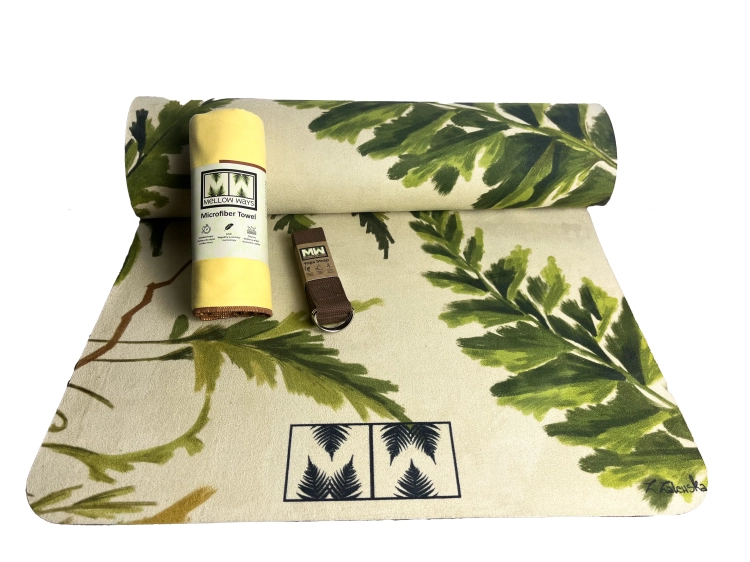 zestaw do jogi mata pasek ręcznik