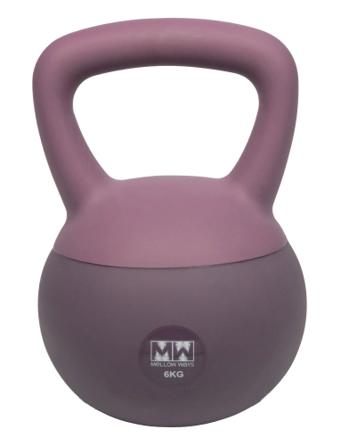 kettlebell soft 6kg fioletowy mellow ways