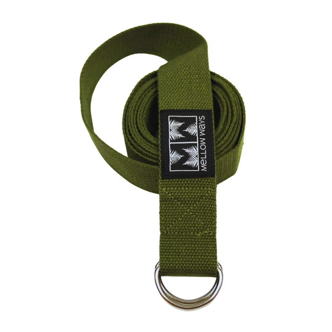 pasek do jogi zielony fern